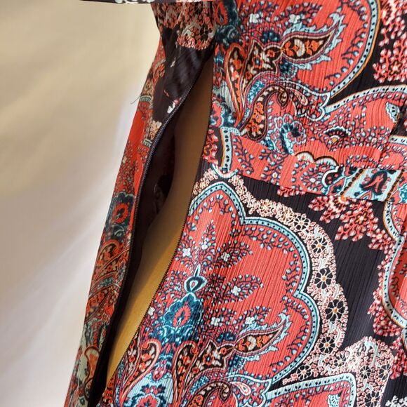 INC International Concepts Patterned Layered Dress, Size M - Picture 13 of 13